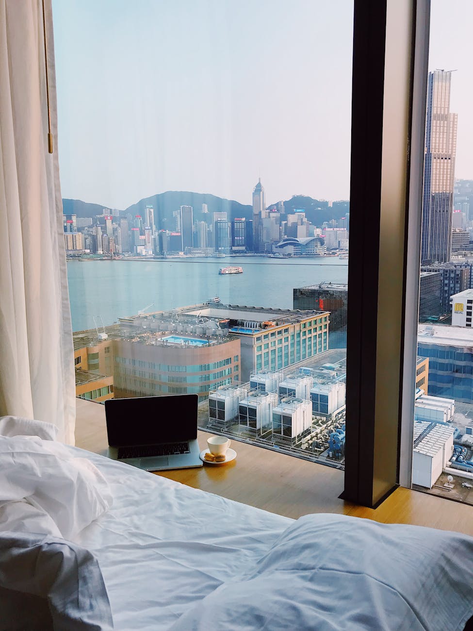 Luxury hotel room with mountain view in Almaty downtown